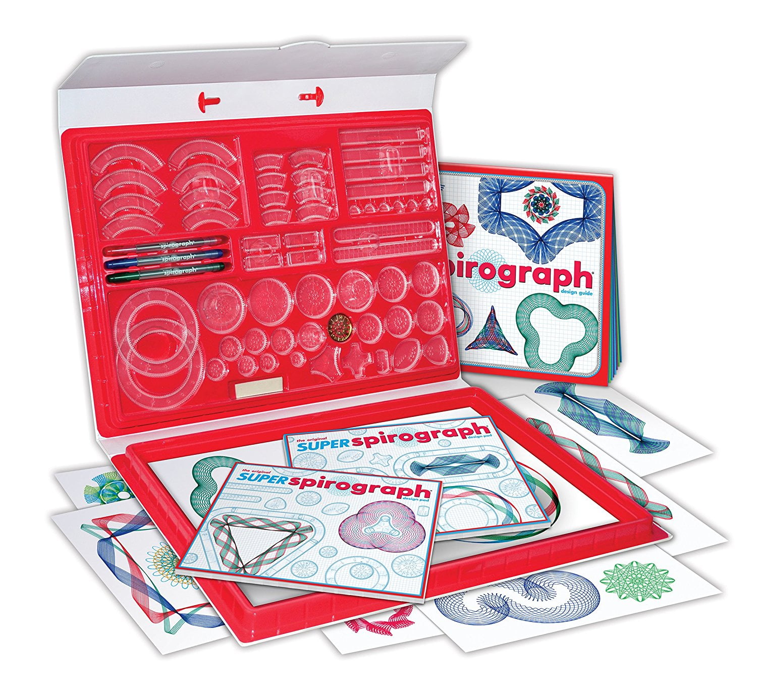Spirograph Super Spirograph Jumbo Set 50th Anniversary Edition 75PCS Fun For ALL