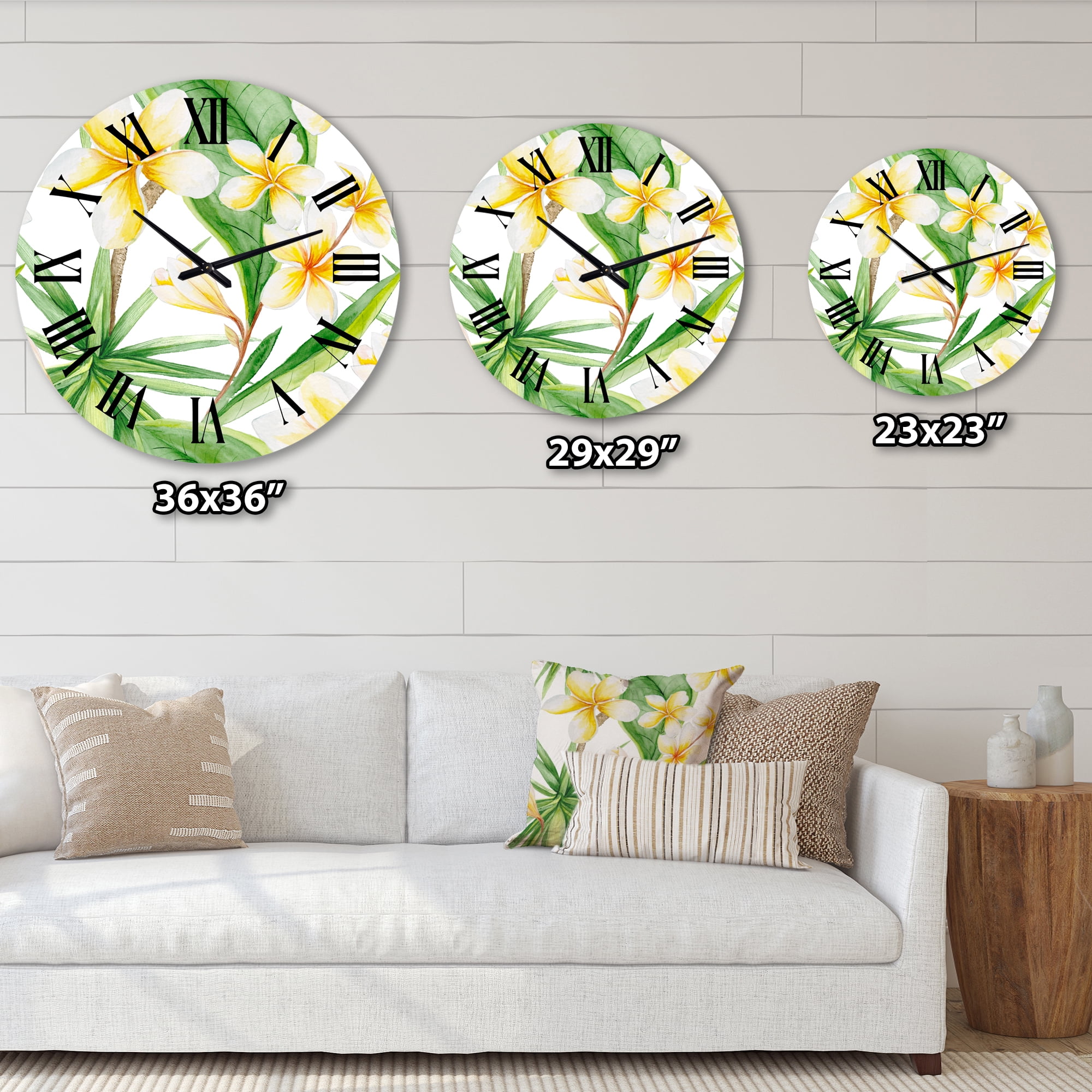 Designart 1 in Quartz Traditional Wall Clock