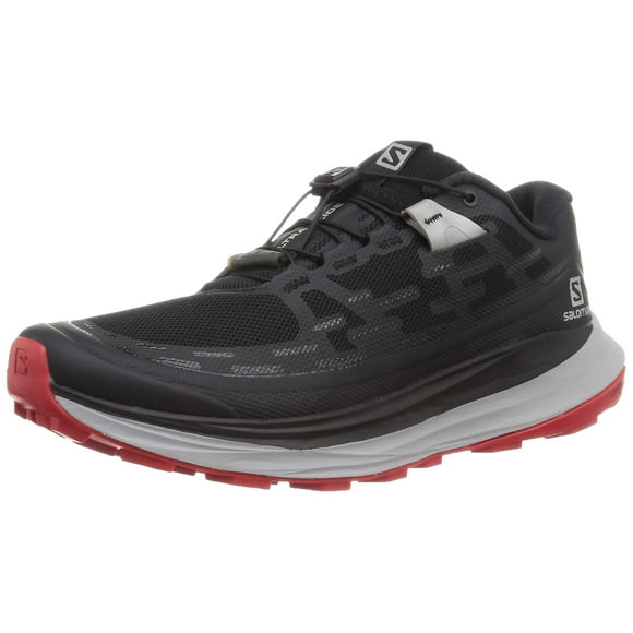 Salomon Ultra Glide Trail Running Shoe - Men's Black/Alloy/Goji Berry, US 13.0/UK 12.5