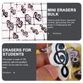 thumbnail image 3 of Miangastore 20 Pcs Mini Gommes Mignonnes en Forme de Note de Musique pour Étudiants, 3 of 8