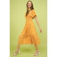 thumbnail image 2 of Mittoshop Flower Print Flutter Sleeve Smocked Midi Dress, 2 of 6