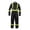 Black, variant on Flame Resistant FR High Visibility Hi Vis Coverall - 88% C/12% N (Large, Red)