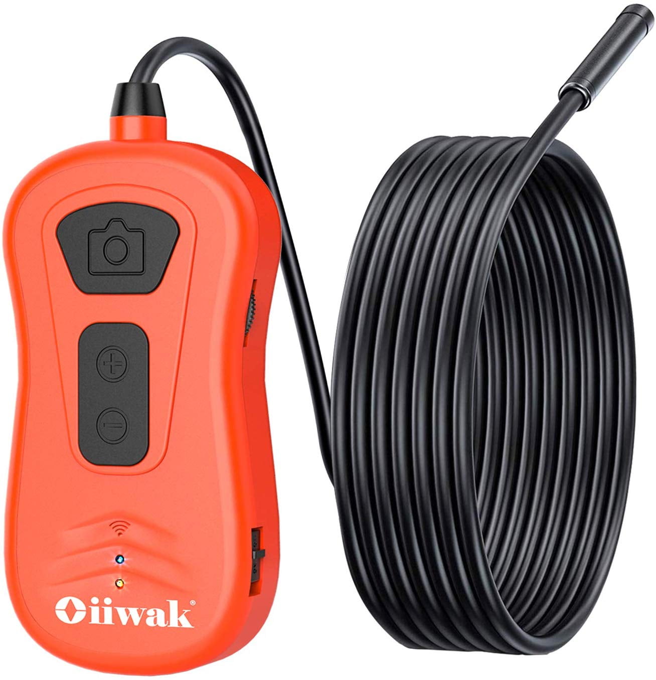 Compatible iOS & Android Smartphone Tablets for Industrial & Household Inspection Oiiwak Wireless Endoscope 11.5FT 5.0MP WiFi Borescope Inspection Camera IP67 Waterproof 1944P 6X Zoomable 