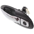 thumbnail image 2 of Left Front Exterior Door Handle Compatible with 2001-2006 Hyundai Sonata Kia Magentis Kia Optima Chrome Lever With Primed Bezel With Key Hole 826503C021 826503C021XX LX SE Base, 2 of 5