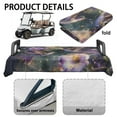 thumbnail image 6 of Yuyamidu Hummingbird Golf Cart Seat Covers 2 Passenger Purple Flowers Replacement Seat Cover for Club Car, Winter Warm Golf Cart Seat Towel Blanket Accessories, 6 of 8