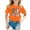 1Orange431, variant on XAOFW Kids 6 7 T-Shirt Girls Graphic Letter Prints Toddler Youth Short Sleeve Round Neck Comfort Fashionable Casual Daily Wear Tee