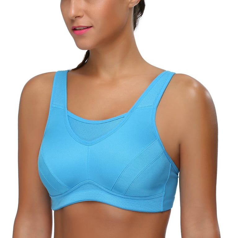 Wingslove Women Bras Plus Up High Impack Sport Bra Bounce Control  Full-Support Top Wirefree Run Fitness Full Coverage Underwear