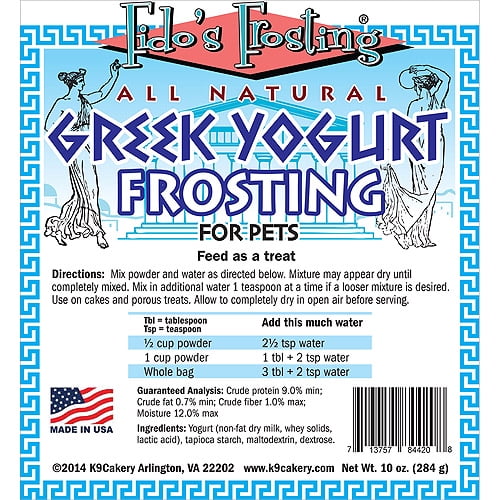 Fido's Greek Yogurt Frosting