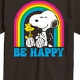 thumbnail image 2 of Peanuts - Be Happy Rainbow - Men's Short Sleeve Graphic T-Shirt, 2 of 5