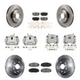 thumbnail image 1 of Transit Auto Front Rear Disc Brake Caliper Rotors and Semi-Metallic Pads Kit (10Pc) for Car 2014-2015 Toyota RAV4 LE with Canada or U.S. Emissions Excluding Vehicles Manufactured In Japan KC8-100955S, 1 of 11