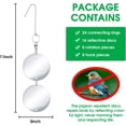 thumbnail image 2 of Metal Bird Repellent Tray 8 Trays Are Equipped with Reflective Suspension Device To Keep Birds Away, 2 of 5
