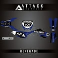 thumbnail image 2 of Attack Graphics Custom Renegade Complete Bike Graphics Kit for Yamaha YZ65 2024, 2 of 2