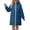Blue, variant on 2024 Women's Fashion Waterproof Long Winter Coat Thickened Down Alternative Jacket Warm Puffer Jacket Hooded Parka Clearance Sale Black 4XL
