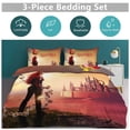 thumbnail image 5 of Descendants The Rise of Red Film 3 Pieces Bedding Set Double Sided Printing Soft Comforter Sets Decor Bedroom Gifts With 1 Duvet Cover 2 Pillowcases, 5 of 8