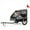 Black+Grey, variant on Pet Bike Trailer for Dogs and Cats, Folding Pet Carrier with Quick Release Wheels, Waterproof and Breathable Design, Safety Leash and Reflective Strips, for Small to Medium Pets