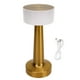 thumbnail image 1 of Lámpara de mesa portátil con carga USB de 3 colores, lámpara de mesita de noche Retro de Metal para restaurante, dormitorio, bares y hogar, 1 of 10