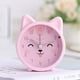 thumbnail image 3 of Reloj despertador de animales lindo para niños Reloj de silicona silencioso que no hace tictac Reloj de viaje con luz nocturna (gato rosa), 3 of 5
