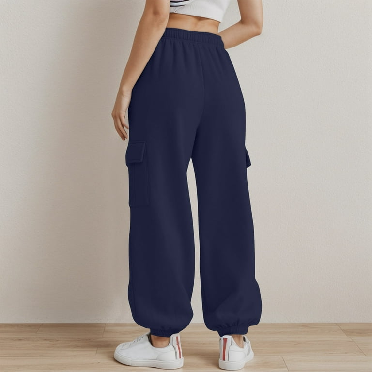 Susanny Womens Cargo Sweatpants Joggers Cinch High Waisted Susanny Womens Cargo Sweatpants Joggers Cinch High Waisted