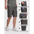 thumbnail image 4 of Pantalones cortos cargo de senderismo FREE SOLDIER para hombre resistentes al agua, 4 of 7