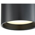 thumbnail image 2 of Access Lighting Dual Voltage LED Flush Mount in Black Color, 2 of 6