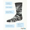 thumbnail image 3 of MeMoi Boys Camouflage-Pattern Cotton-Rich Crew Socks - Boys - Male, 8 9, Gray, 3 of 8