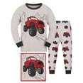 thumbnail image 2 of WIBACKER Baby Boys 2-Piece Pajamas Sleepwear Kids Pjs 100% Viscose for Baby, Toddler, Little, Big Boy, Truck, 2 of 12