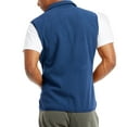 thumbnail image 4 of SLM Men's Polar Fleece Zip Up Vest Warm Soft Pullover Gift, 4 of 4