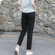 thumbnail image 3 of WILLBEST Pantalones Casuales para Mujer, Pantalones Palazzo de Cintura Alta de Verano para Mujer, Pantalones Largos de Pierna Ancha con Bolsillo para Un Uso Diario Cómodo y Elegante. Chica, 3 of 5