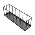 thumbnail image 4 of Comedero rectangular hueco para tortugas, camaleones y reptiles. Accesorio dispensador de alimento. Negro, 4 of 7