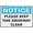 Warning Sign 4, variant on Please Do Not Feed The Wildlife-39 Outdoor Safe Sign - 8"x12", UV Protected, Weatherproof - Zoo, Park, Nature Reserve, Wildlife Area Alert