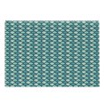 thumbnail image 1 of Abstract Cutting Board, Scales Pattern with Curvy Half Circles Citrus Fruit Tropical Lemon Art, Decorative Tempered Glass Cutting and Serving Board, Large Size, Sea Green Teal White, by Ambesonne, 1 of 1