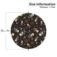 thumbnail image 3 of Bingfone Vintage Pirate Skulls Leather Drinks Coasters with Set of 6,Suitable for Home Kitchen,Coffee Cup Coasters Home Gift, 3 of 9