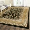 thumbnail image 2 of SAFAVIEH Lyndhurst Isadora Floral Area Rug, Black/Tan, 9' x 12', 2 of 11