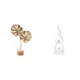 thumbnail image 1 of Escultura Abstracta Nórdica De Hoja De Metal Y Llama De Resina, Figura Creativa, Adorno Para El Hogar, La Oficina, La Mesa, La Fiesta, El Patio, La Estantería, Regalo, Decoración, 1 of 8