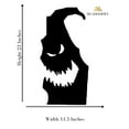 thumbnail image 3 of Giant Spooky monster face silhouette Window cling Decal+Reusable & Durable:Halloween, 3 of 4