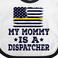 thumbnail image 4 of Inktastic Dispatcher Mom Emergency Boys or Girls Baby Bib, 4 of 4