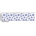 thumbnail image 3 of Ambesonne Aquarium Fabric by the Yard Upholstery, Various Style Starfishes, 2 Yards, White and Persian Blue, 3 of 5