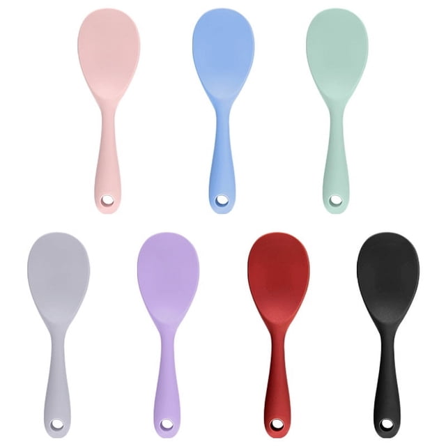 Utensilios de cocina Cuchara de arroz de silicona Cuchara antiadherente para ollas Cuchara antiadherente para arroz Cuchara para revolver arroz Utensilios de cocina de silicona Suministros para el