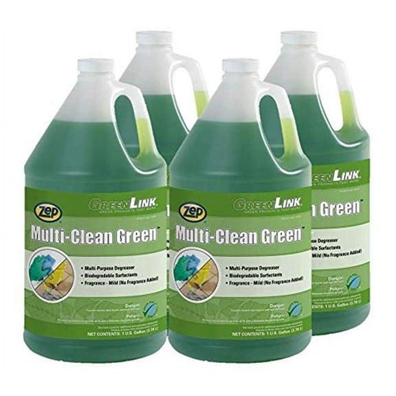 Zep Multi-Clean Green Cleaner and Degreaser 1 Gal 124923 (Case of 4)