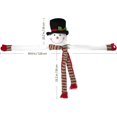 thumbnail image 4 of Adorno para árbol de Navidad, muñeco de nieve, Top Hugger para fiesta en el país de las maravillas, Acción de Gracias, Año Nuevo, decoraciones para árboles de Navidad, ornamento, 1, 4 of 5