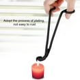 thumbnail image 4 of Candle Wick Trimmer, acero inoxidable Wick Trimmer Scissor Cutter Light pulido Prevenir acumulación de hollín y extender Candle Burn Time Wick Cutter(Black) Unbranded GY04068-01, 4 of 7