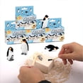 thumbnail image 2 of Juego de juguetes para excavar el tesoro del pingüino pirata para niños - Arqueología educativa DIY, 2 of 9