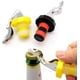 thumbnail image 3 of tapones de vino sellados a prueba de fugas, amarillo y blanco. MFZFUKR CPB-DE-LYY1226-1, 3 of 5