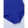 thumbnail image 6 of iEFiEL Girls Sleeveless Lace Back Ballet Dance Gymnastics Leotard Blue-B 13-14, 6 of 7
