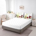 thumbnail image 4 of YST Ladybug Gnome Comforter Set Full 7 Piece,Spring Daisy Flower Bed In A Bag With Fitted Sheet,Flat Sheet For Kids,Cute Ladybird Dwarf Bedding Set With Pillow Cases And Covers, 4 of 5