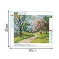 thumbnail image 4 of 30x25CM Summer Trees Landscape Various Color DIY Cross-stitch of collection Various Diamond Printed 5D Rhinestone Painting for Collection, 4 of 8