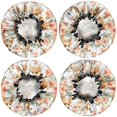 thumbnail image 2 of Shower Caps,Corgi Dog and Flower Florals Waterproof Shower Cap for Women 4 Pieces,Double Reusable Hair Cover for Shower PEVA Elastic Stretch Hem, 2 of 7