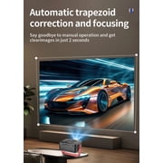 Mini Projector with WiFi , Native 1080P Projector , Projectors for Outdoor Movies Home Theater Built-in Speaker Android11 Dual WiFi6 Allwinner 1080p Compatible with iPhone/Android/PS4/Laptop