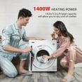 thumbnail image 2 of VIVOHOME 2.6 cu.ft 9lbs Electric Compact Portable Four-Function Clothes Laundry Dryer Machine for Apartment, Home 110V 900W, 2 of 7