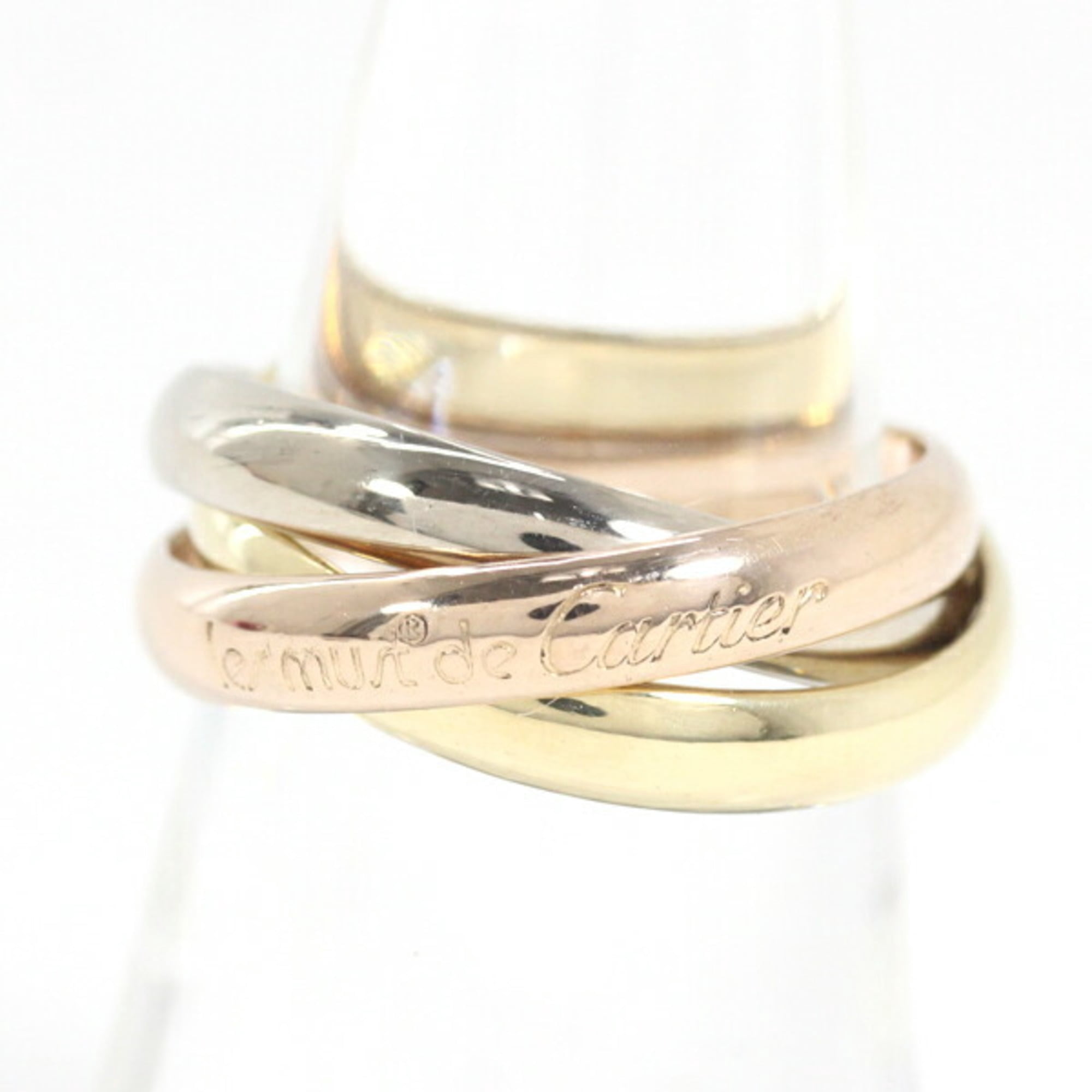 Pre-Owned Cartier Trinity Classic MM 18K Gold Ring for Women and